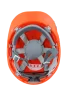 Каска будівельна GTM SH-D028 помаранчева посилена - 3