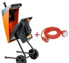 Подрібнювач садовий DS2500/40 KIT, гілки до 40мм + подовжувач 10м 3*1,5 помаранчевий - 3