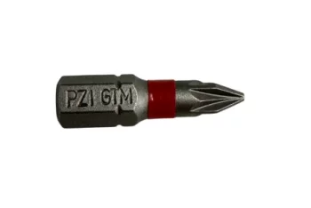 Набор ударных бит GTM Impact PZ1, 25мм из стали S2, 20 шт