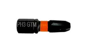 Биты ударные GTM Impact PH3, 25мм из стали S2, 2 шт. 