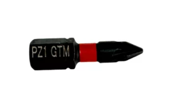 Бита ударная GTM PZ1, 25 мм, из стали S2, 20 шт