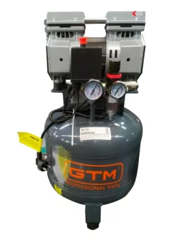 Компрессор GTM KAWL750-30L, 0,75кВт, 8бар, 220В, безмасляный, поршневой