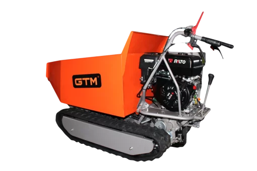 Думпер мини самосвал GTM D50HA, 500кг/бензин, 8,3 л.с, гусеничный