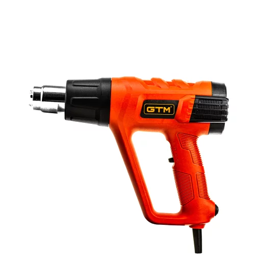 Строительный фен GTM HG2000EM, 2000 Вт, LCD-дисплей.