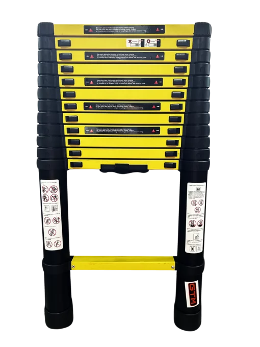 Драбина телескопічна  GTM KME1038Y/881038, 3,8м, алюмінієва