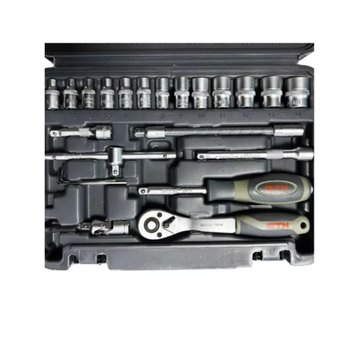 Набор инструментов 46 ед. GTM GTS-046 1/4" (GTS-046), 4-14мм, пластик. кейс