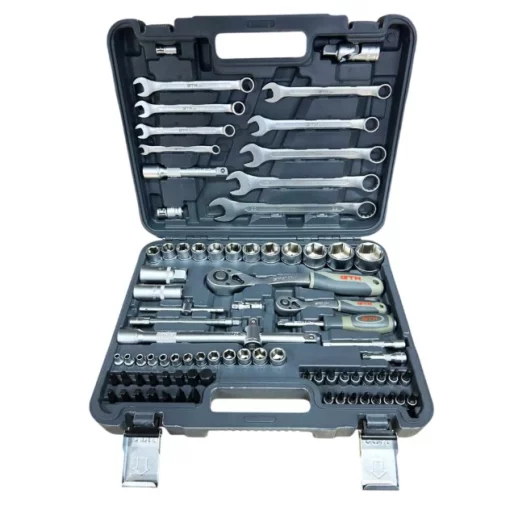 Набір інструментів 82 од. GTM GTS-082 1/4"-1/2" (GTS-082), 6-32мм, пластик. кейс