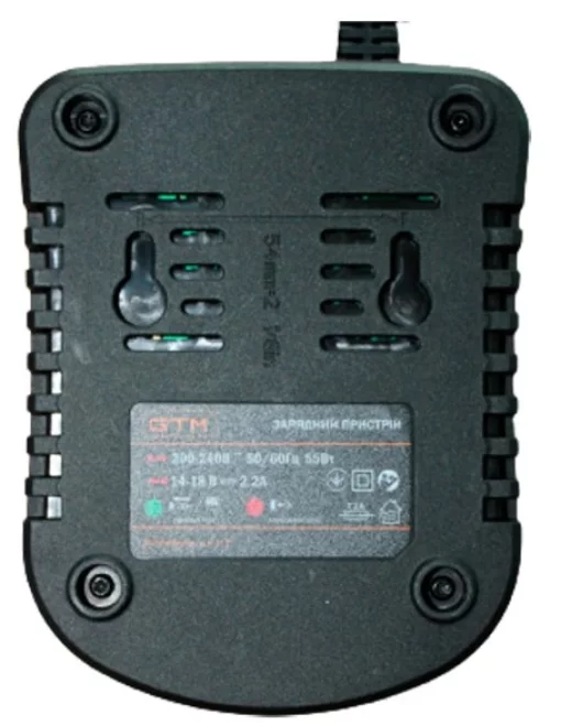 Зарядное устройство GTM Ch18V/2,2А, 18В, 2,2А, 55Вт, к аккумуляторам GTM 18V