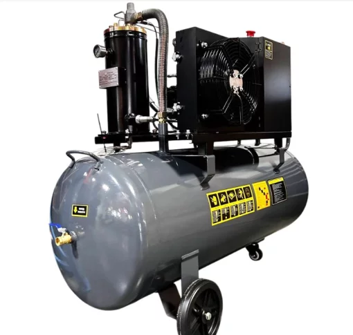 Винтовой воздушный компрессор GTM DLG7.5V/inv масляный, 200л 1000л/мин 7,5кВт 8бар 380В/инвертор