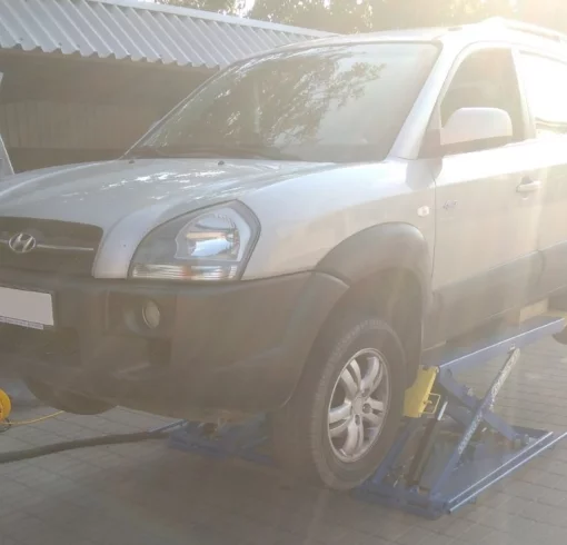 Підйомник ножичний електрогідравлічний GTM QJYJ30E-ZW, 3 т, 220В, мобільний, (QJYJ30E-ZW)
