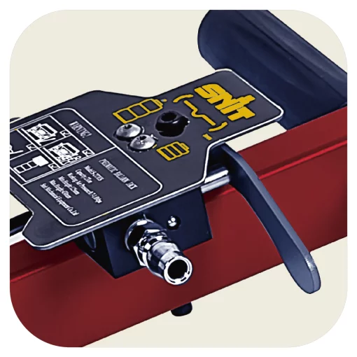 Домкрат пневматический подкатной GTM TRA2813, 2 т, укороченная рукоятка