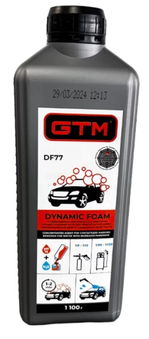 Активная пена GTM Dynamic Foam (AF77) усиленные моющие свойства, 1,1 кг