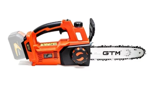 Акумуляторна ланцюгова пила GTM CS18/250BL, 18В, шина 10"/25см, КАРКАС (АКБ і ЗП окремо)