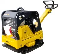 Віброплита GTM GPC400-LCRH з гідравлічним реверсом, двигун Loncin G390FD 13к.с., 405кг,&nbsp;лита плита з інтегрованим вібромеханізмом