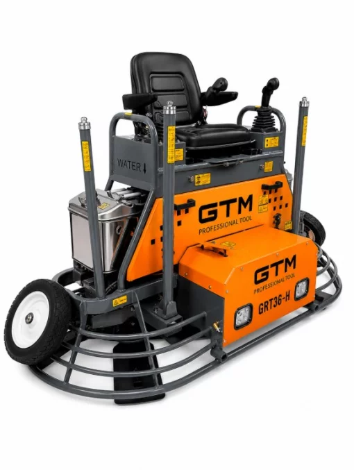 Затирочна машина GTM GRT36-H двороторна, дв. Honda GX690, 24к.с.,з гідравлічним керуванням, лопасті в комплекті