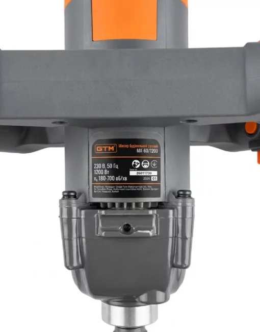 Строительный миксер GTM MX-60/1200, 1200 Вт, М14