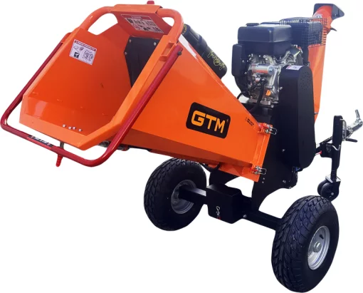 Садовий бензиновий подрібнювач GTM P4206, 15 к.с., для гілок до 150 мм (P4206), барабан з 2 ножами