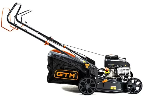 Газонокосарка бензинова GTM LM42-SP, ширина різання 42 см, самохідна, 4 к.с., травозбірник 45л