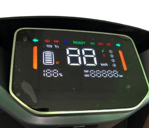 Електроскутер GTM Flex, 1500Вт, 72V, 26Ah, швидкість 60км/год, запас ходу 80км