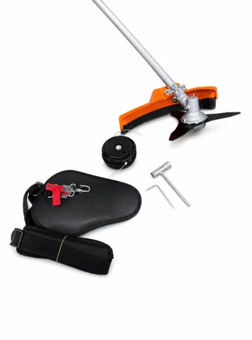 Триммер аккумуляторный GTM BT56/1200BL KIT, ширина кошения 25/42см, 56В с АКБ 2.5 А&middot;час и ЗУ, нож + косилочная головка
