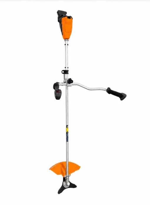 Коса аккумуляторная GTM BC56/1200BL KIT, 56В, ширина кошения 25/42см, чем + косильная головка, акум. 4А*ч + ЗП, U-образная ручка